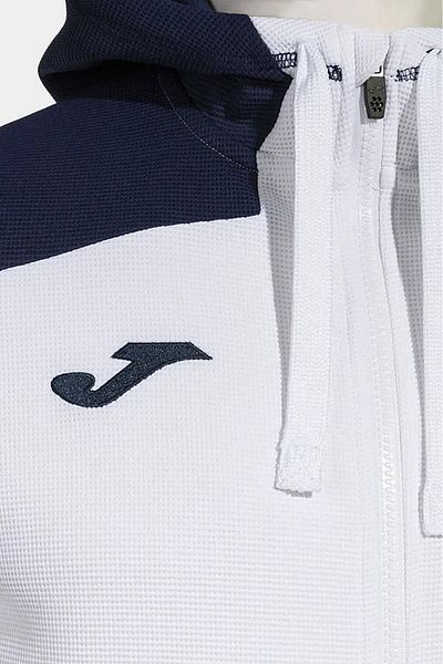 Joma Toledo Zip-Up Hoodie White Navy