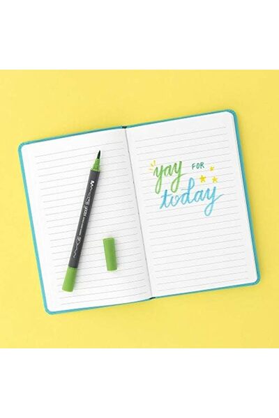 Yoobi Blue Journal, Durable Hardcover Notebook with Elastic Closure, 80 Lined Sheet, 5.2" x 8.5"