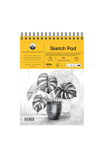 Schoellershammer Sketch Pad Sketchbook 90 Gr A5 50 Sheets