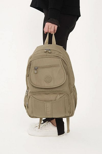 Lifonbag Unisex Water Resistant Crinkle Fabric Multi-Eye Laptop School and Backpack (45X33 cm)