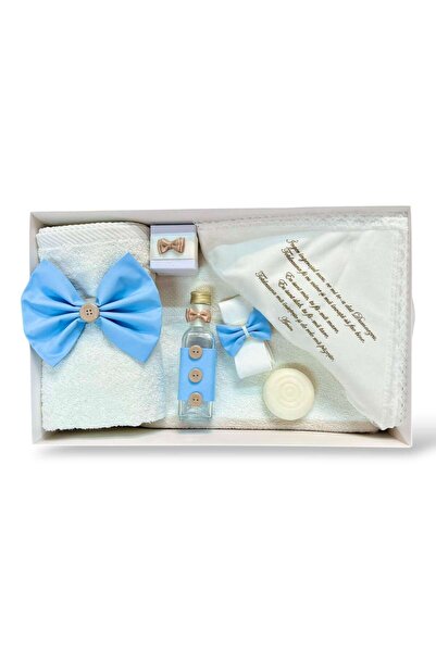 KidsMagazin Trusou pentru botez cu elemente bleo