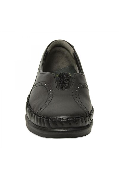 Forelli Gulis 48007 Casual Leather Black Women's Shoes