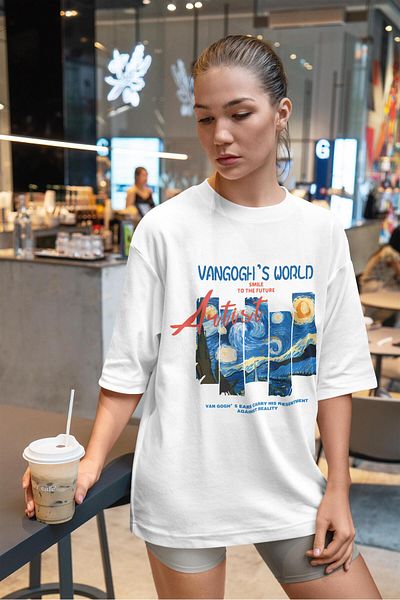 Buka Shops "Van Gogh's World" - the Starry Night Oversize T-Shirt