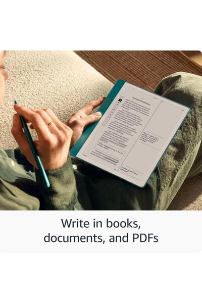 Amazon Kindle Scribe 2024, ecran tactil premium cu 32 GB, 10.2", fără strălucire, 300 ppi, Wi-Fi, USB-C (gri)