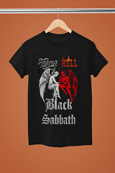 MAGORS تيشيرت روك من القطن مطبوع بأكمام قصيرة من BLACK SABBATH