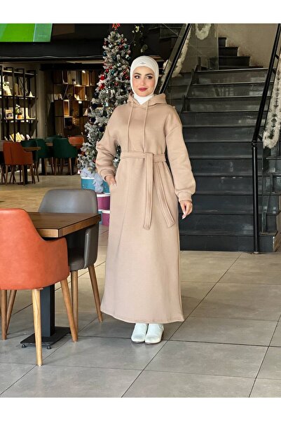 Esre Store 44108 - فستان حجاب ثلاثي الخيوط جملي