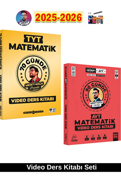Mert Hoca Yayınları 2026 70 Günde Tyt Matematik-25-26 90 Günde Ayt Matematik ...