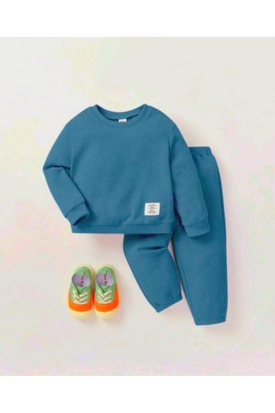CINARIUM Children's Elastic Leg Pants and Sweat Bottom Set
