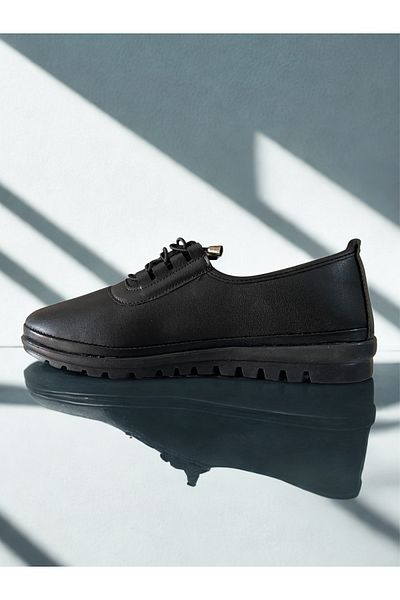GÜR MODA AYAKKABI Soft Lightweight Smart Lace up Mother Babet Shoes