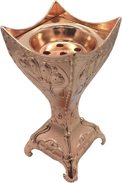 asmiat Stylish Antique Design Beautiful Metal Crafts Antique Incense Holder Table Centerpieces