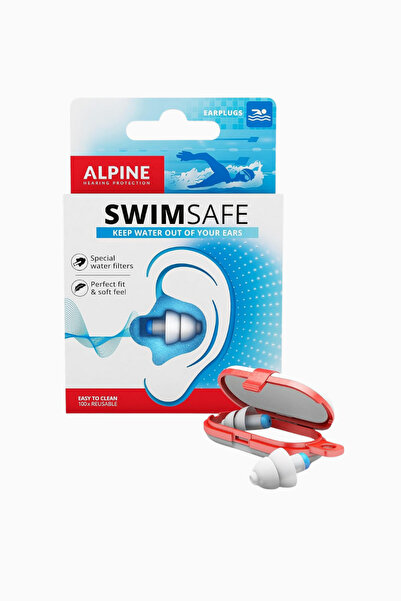 Alpine SwimSafe, Su Geçirmez Yüzme Kulak Tıkacı, Rahat, Hipoalerjenik, Tekrar Kullanılabilir