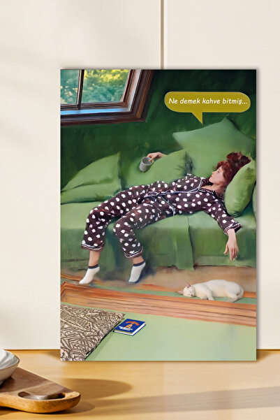 Zevahir Mobilya Dekorasyon 1 bucată Tablou tematic MDF cu aspect de lemn, cu ...