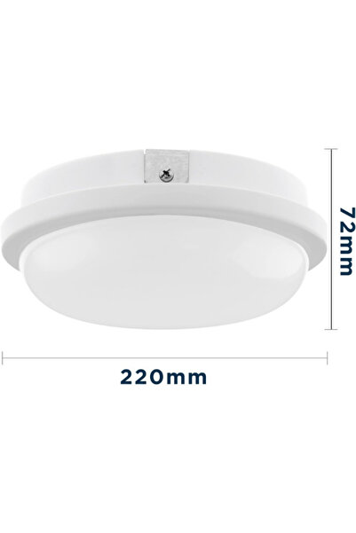 luxshome Modern 30W Yuvarlak LED Tavan Işığı, Bölme Lambası, Salon, Balkon, Koridor, Banyo Aydınlatma 6500K