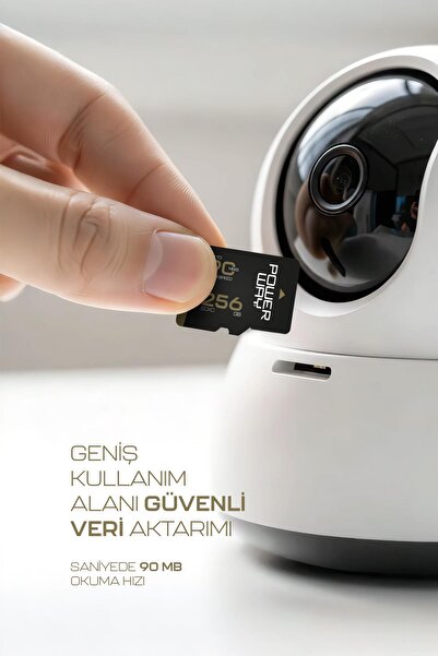 POWERWAY Premium 256Gb Sdxc Uhs Class 4K Ultra Speed Memory Card + Adapter