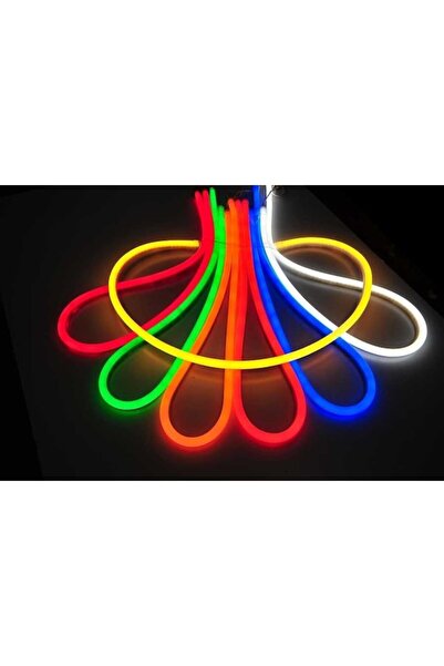SAKİN ENERJİ Neon Şerit Led 220 Volt Esnek Silikonlu Aydınlatma + FİŞ DAHİL