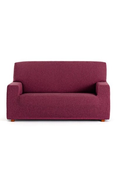 eysa Elastic cover for 4-seater sofa, Troya, C/8 Bordo