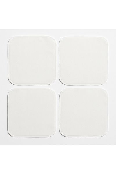 Aybi Baby 4 Pack Baby Mouth Wipes – 100% Cotton – White