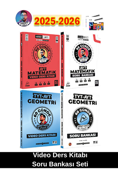 Mert Hoca Yayınları 2025-2026 90 Günde Ayt Matematik Soru-Video-2026 60 Günde...