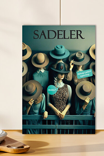 Zevahir Mobilya Dekorasyon 1 bucată de pictură din MDF tematică Kazanır, cu a...