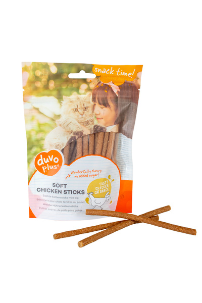 Duvo Plus Duvo+ Soft Chicken Sticks for Cats 50g