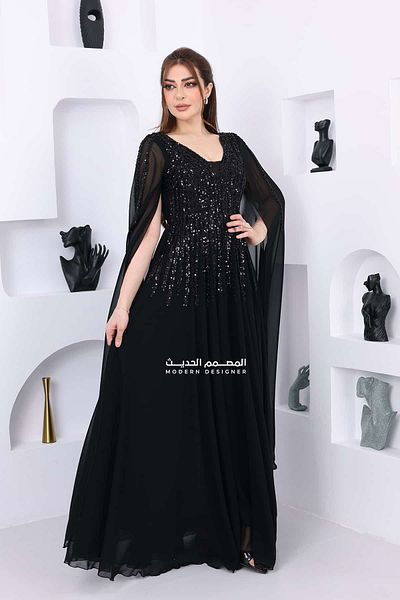 modern designer elegant evening dress