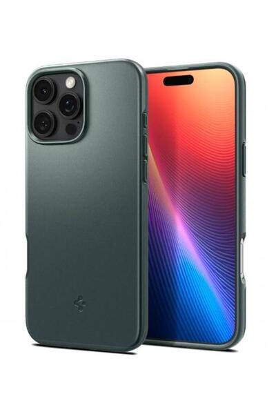 Spigen Husa MagSafe pentru Apple iPhone 16 Pro, Spigen, Thin Fit, Verde