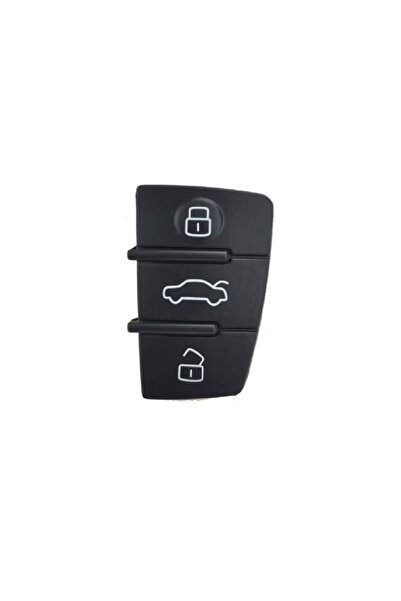 motor starter Buton cauciuc pentru carcasa cheie auto, compatibil Audi, 3 but...