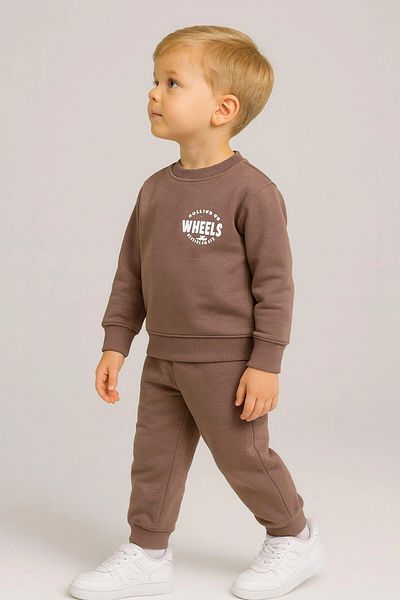 My Hanne Wheels Printed Baby Boy Suit 20100