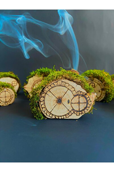 Yonga Sanat Atölyesi Doğal Ahşap El Yapımı Tütsülük, Hobbit Evi, Anneler günü...