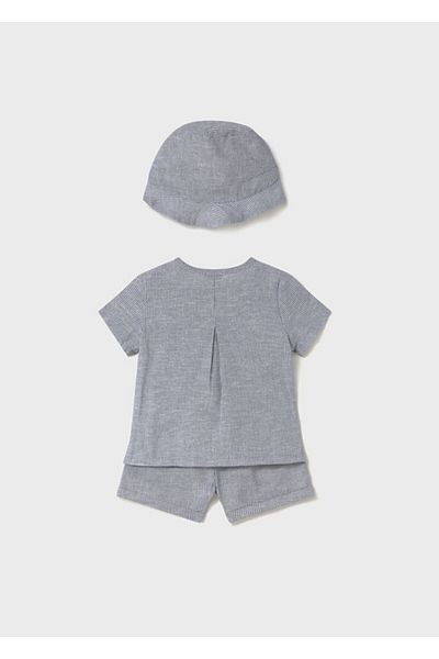 MAYORAL Baby Boy 3-Piece Striped Linen Suit