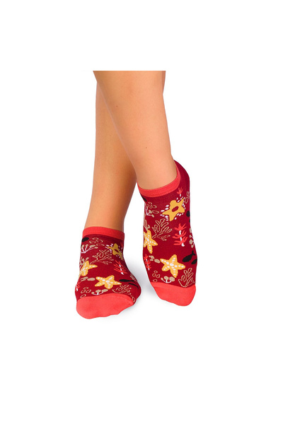 Pirin Hill Sosete scurte bumbac Fine Cotton Sealife Steluta de Mare Bordo