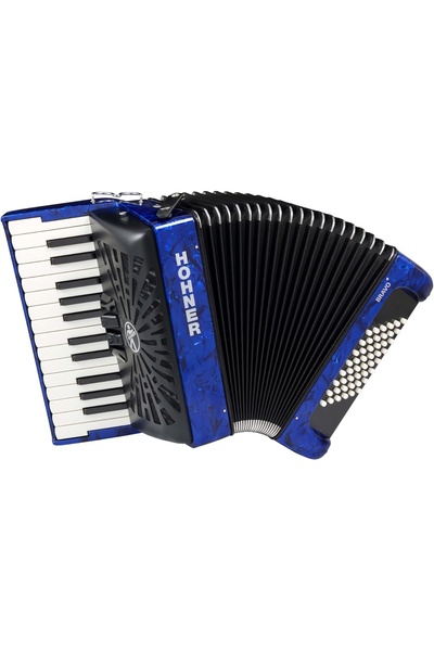 Hohner A16542 Bravo II 48 Akordiyon (Darkblue)