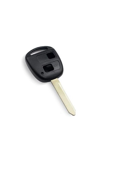 motor starter Car key shell, compatible with Toyota Yaris Corolla Rav4 Matrix Camry, 2 buttons, TOY47, black