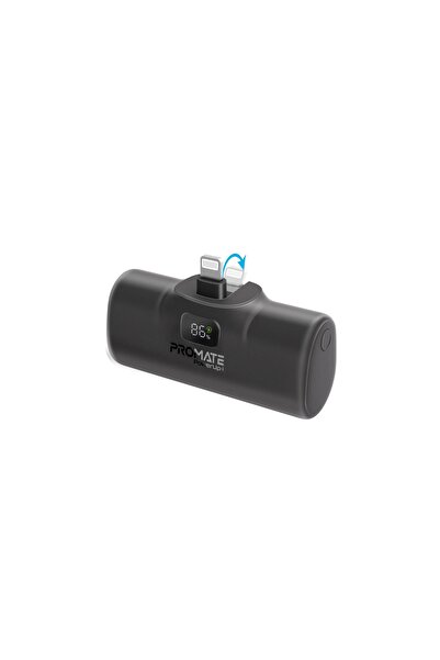 Promate Ultra-compact Fast Charging Powerbank Lighting 5000mah
