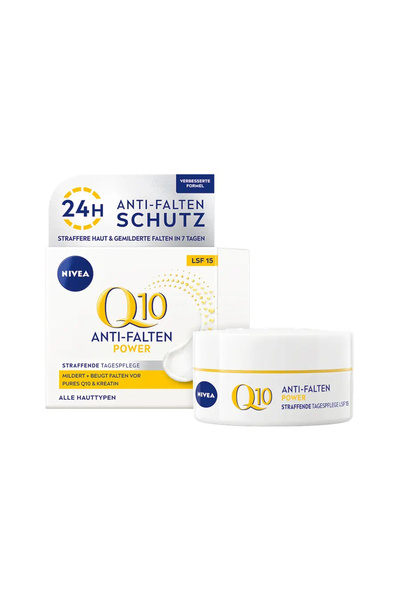 NIVEA Crema antirid de zi Q10 POWER, SPF 15, 50 ml