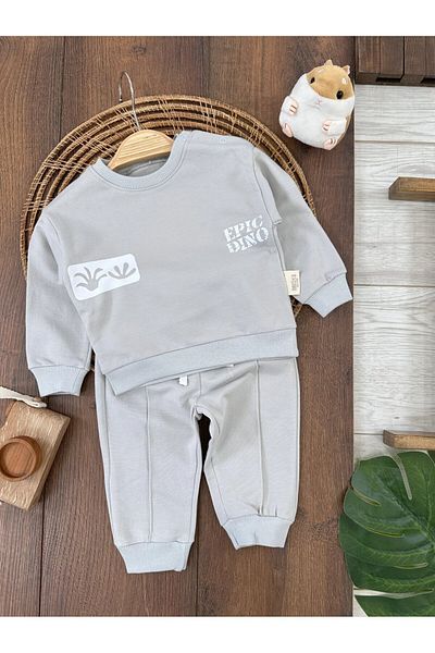 Kids Kingdom Organic Cotton Animal Embroidered Newborn 5-Piece Hospital Release Set
