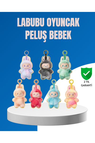 Teknoşık Tekno Şik Decorative Labubu Character Figure – High Quality Plush Ma...