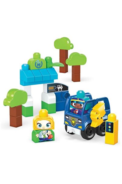 Mega Bloks Set de constructie Mega Bloks - Charge & Go Bus, 34 piese