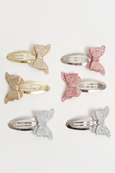 Milangel kelebek temalı simli çıtçıt toka