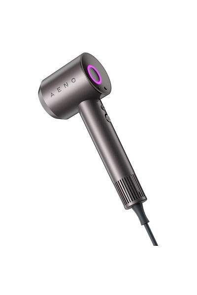 AENO Hair Dryer HD1, 1500W, 100km/h, Ionic Technology, Diffuser, Concentrator (Grey)