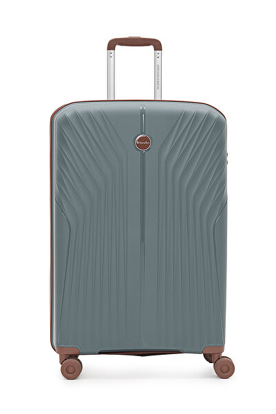 United Colors of Benetton Benetton 8015 3'lü set Polipropilen Kırılmaz Valiz Tekerlekli Valiz ANTRESİT