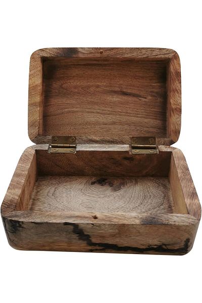 asmiat handmade Antique Design Wooden Jewellery Box Organiser Multipurpose Portable (15 x 6.5 cm)