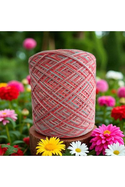 Kırlangıç 8 Layers Cotton Viscose Blend Design Hand Knitting Rope 230 Gr