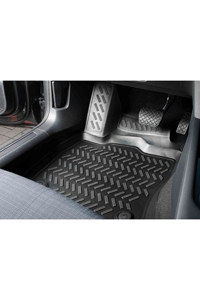 Lumi LUXURY Set of 5 rubber floor mats compatible with BMW İX3 Electric 2021-