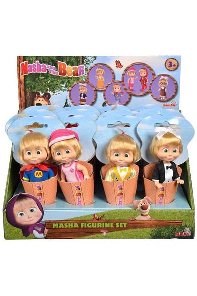 Simba Masha doll in ice cream cone - various fashions