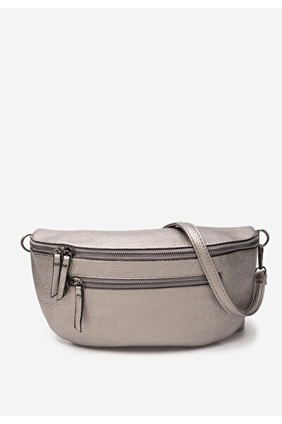 B T Shoes Stribrná ramenní kabelka Tomasa