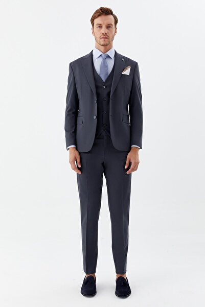 Sabri Özel YELEKLI TAKIM ELBİSE Gri