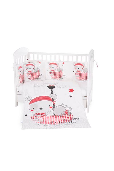Kikka Boo 6-piece bedding set for KikkaBoo Pirates cot 140x70 cm with