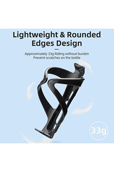 Generic Bike Water Bottle Cage Plastic Water Bottle Holder Light Drink Cup Holder Durable for MTB R