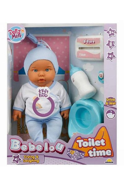 Noriel Baby doll Bebelou, Dollzn More, Toilet Time,
